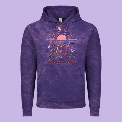 Spririt Religious Quote Vintage Hoodie Designed By Maliassmallbusiness