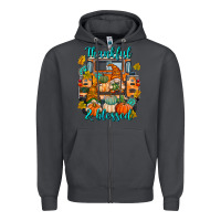 Smoke Thankful Blessed Zipper Hoodie - texasbilliewilder