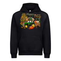 Black Happy Fall Y'all Urban Hoodie - BundleAndBundleShop