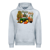 Heather Grey Happy Fall Y'all Urban Hoodie - BundleAndBundleShop