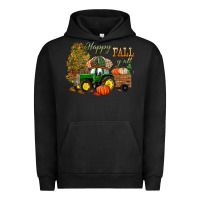 Pigment Black Happy Fall Y'all Urban Hoodie - BundleAndBundleShop