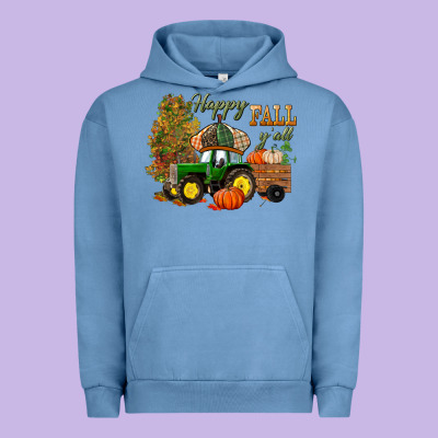Happy Fall Y'all Urban Hoodie Designed By Bundleandbundleshop