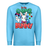 Ocean Blue I'm the game Bunny Easter day Premium Sweatshirt - HowdyJamesFarm