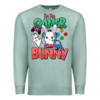 Seafoam I'm the game Bunny Easter day Premium Sweatshirt - HowdyJamesFarm