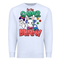 White I'm the game Bunny Easter day Premium Sweatshirt - HowdyJamesFarm