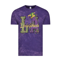 Cloud Purple louisiana mardi gras Vintage Tee - MaliasSmallBusiness