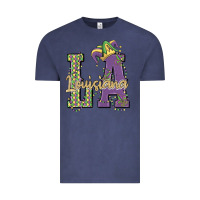 Vintage Denim louisiana mardi gras Vintage Tee - MaliasSmallBusiness