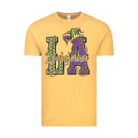 Vintage Mustard louisiana mardi gras Vintage Tee - MaliasSmallBusiness