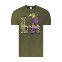 Vintage Olive louisiana mardi gras Vintage Tee - MaliasSmallBusiness