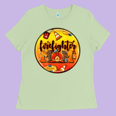Firefighter Coasters Ladies Tee Designed By Adodesignshop