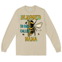 Mushroom Blessed To Bee Nana Long Sleeve Tee - JahusDesignShop