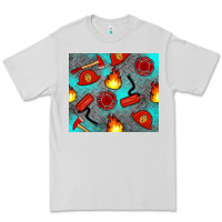 Dove Grey firefighter equipment Premium Tee - Artiststas