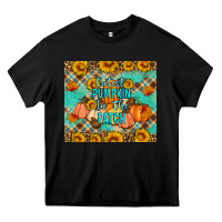 Black Cutest pumpkin in the patch Heavy Core Tee - Artiststas
