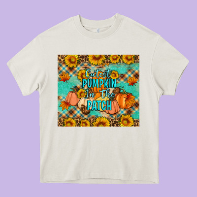 Cutest Pumpkin In The Patch Heavy Core Tee Designed By Artiststas