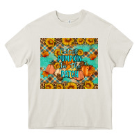 Cream Cutest pumpkin in the patch Heavy Core Tee - Artiststas