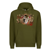 Army Green im snow cute Premium Hoodie - CowGirlArtShop
