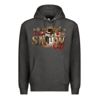 Charcoal Heather im snow cute Premium Hoodie - CowGirlArtShop