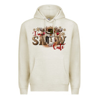 Oatmeal Heather im snow cute Premium Hoodie - CowGirlArtShop
