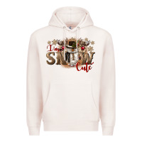 Pale Pink im snow cute Premium Hoodie - CowGirlArtShop