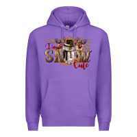 Purple im snow cute Premium Hoodie - CowGirlArtShop
