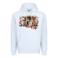 White im snow cute Premium Hoodie - CowGirlArtShop