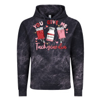 Cloud Black you give me tachycardia Vintage Hoodie - MaliasSmallBusiness