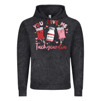 Vintage Black you give me tachycardia Vintage Hoodie - MaliasSmallBusiness