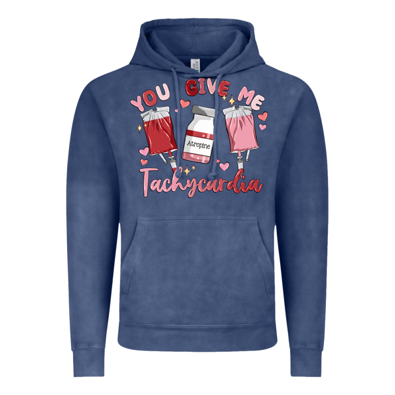 You Give Me Tachycardia Vintage Hoodie by MaliasSmallBusiness | Teevron