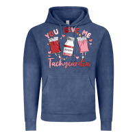 Vintage Denim you give me tachycardia Vintage Hoodie - MaliasSmallBusiness