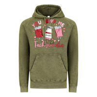 Vintage Olive you give me tachycardia Vintage Hoodie - MaliasSmallBusiness