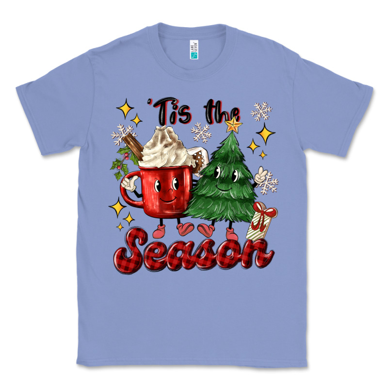 'tis The Season With Christmas Tree And Hot Cocoa Classic Tee by MaliasSmallBusiness | Teevron