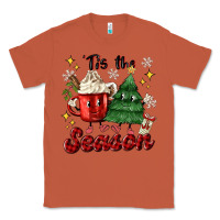 Copper 'tis the season with christmas tree and hot cocoa Classic Tee - MaliasSmallBusiness