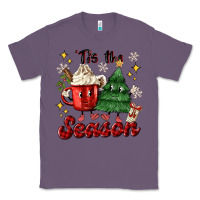 Lavender 'tis the season with christmas tree and hot cocoa Classic Tee - MaliasSmallBusiness