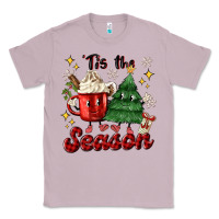 Lilac 'tis the season with christmas tree and hot cocoa Classic Tee - MaliasSmallBusiness