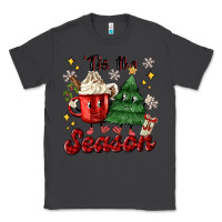Smoke 'tis the season with christmas tree and hot cocoa Classic Tee - MaliasSmallBusiness