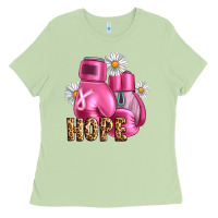 Matcha Breast Cancer Boxing Gloves Ladies Tee - Artiststas