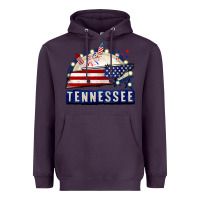 Plum tennessee 4th of july Heavyweight Hoodie - CowGirlArtShop