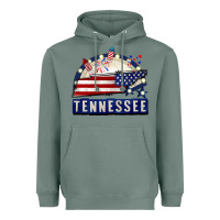 Sage tennessee 4th of july Heavyweight Hoodie - CowGirlArtShop