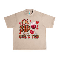 French Oak oh sip its a girls trip Urban Heavy Tee - NancyCooperArtShop