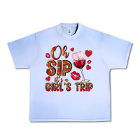 Grape Ice oh sip its a girls trip Urban Heavy Tee - NancyCooperArtShop