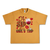 Peanut Butter oh sip its a girls trip Urban Heavy Tee - NancyCooperArtShop