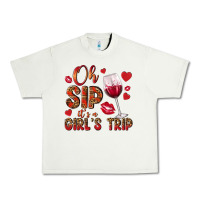 Pistachio oh sip its a girls trip Urban Heavy Tee - NancyCooperArtShop