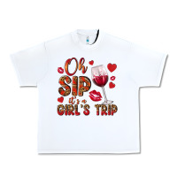 White oh sip its a girls trip Urban Heavy Tee - NancyCooperArtShop