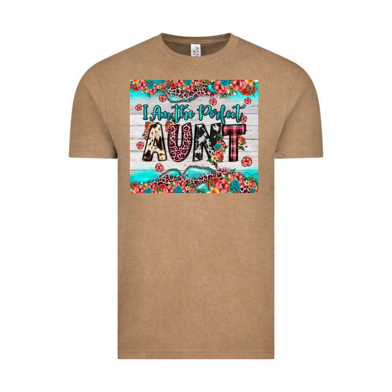 I Am Perfect Aunt Vintage Tee by JahusDesignShop | Teevron