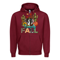 Burgundy Howdy Fall Zipper Hoodie - texasbilliewilder