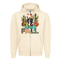 Sandshell Howdy Fall Zipper Hoodie - texasbilliewilder