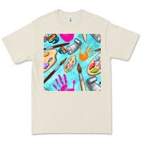 Bone find art class seamless pattern Premium Tee - BundleAndBundleShop