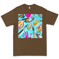 Cacao find art class seamless pattern Premium Tee - BundleAndBundleShop