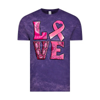 Cloud Purple Breast Cancer love Vintage Tee - NancyCooperArtShop
