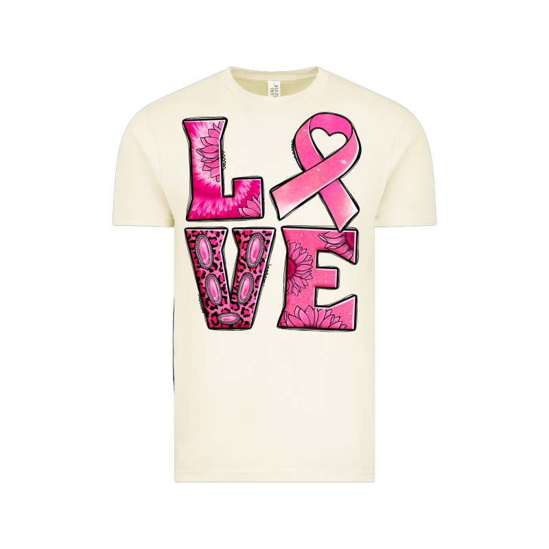 Breast Cancer Love Vintage Tee by NancyCooperArtShop | Teevron